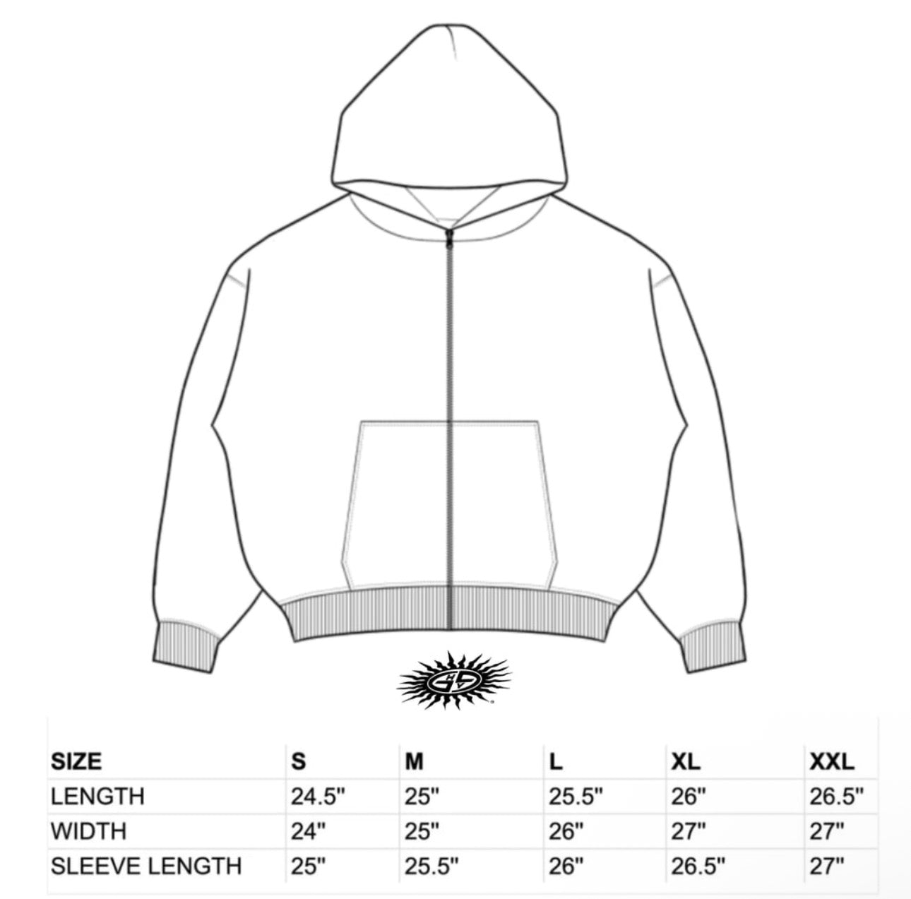 ‘Resurrection’ Zip up