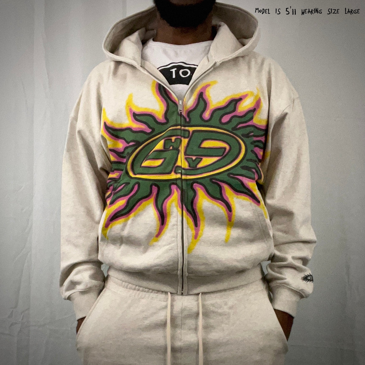 ‘Keep Glowin’ (Warrior Spirit ) Zip up